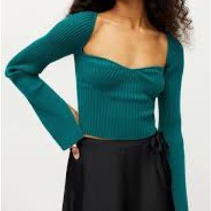 Urban Outfitters Juliet Portrait Neck Sweater